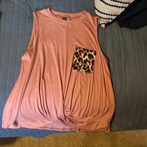 brand:shein, color:pink, size: womans XL